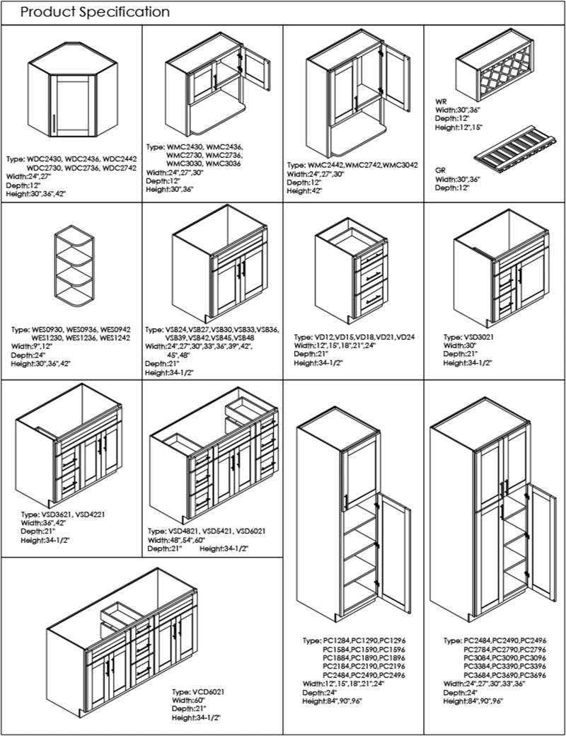 Luxury Products Bathroom Cabinet Wall-Hung / Double Sink Bathroom Cabinets