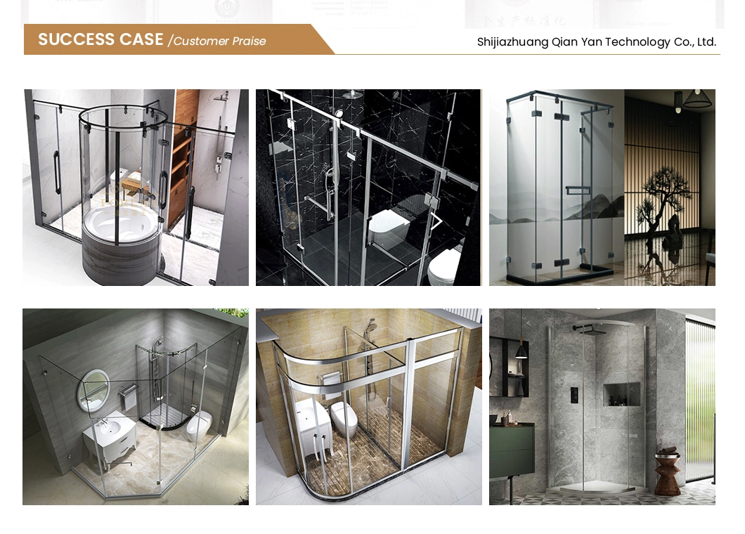 Qian Yan Luxury Modern Showers China Luxury Bath Shower Enclosures Manufacturing OEM Custom Practical Aluminium Material Sex Shower Room