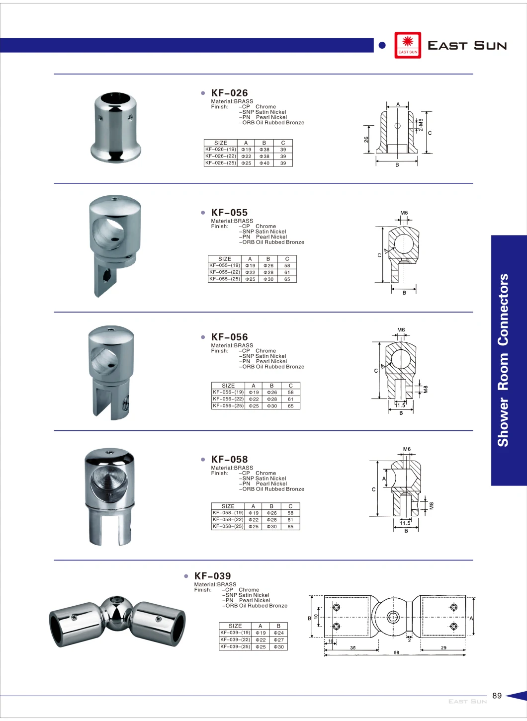 Hot Designs Brass Pipe Fitting for Bathroom Kf-039