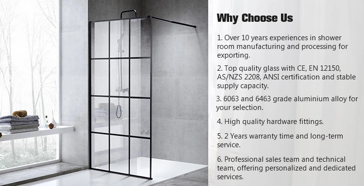 Cheap Price Aluminium Profile Bathroom Glass Sliding Shower Door (SL-90/100/110/120)